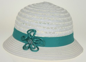 Kapelusz MAYORAL 10532 z zielonym kwiatkiem