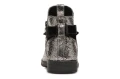 Buty dziewczęce GEOX J8449B srebrne z kokardą