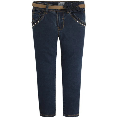 Spodnie dziewczęce MAYORAL (3526) ciemny jeans