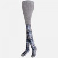 Rajstopy dziewczęce MAYORAL 10062 szare w kratę
