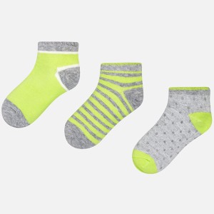 Skarpetki dziewczęce MAYORAL 10428 trzy sztuki zielone