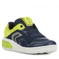 Buty chłopięce GEOX J927QB granatowo-limonkowe