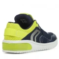 Buty chłopięce GEOX J927QB granatowo-limonkowe