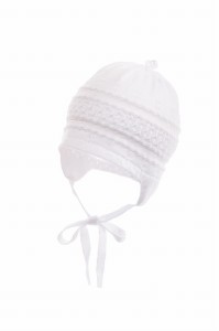 Czapka dziewczęca JAMIKS TITA biała