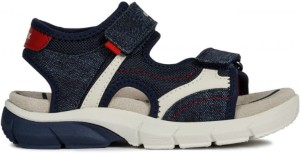 Sandały chłopięce GEOX J929DA granatowo-białe