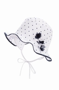 Kapelusz dziewczęcy JAMIKS SALEMA  biało-granatowy