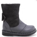 Buty dziewczęce EMEL E2443B-1 zimowe grafitowe