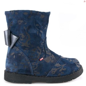 Buty dziewczęce EMEL E2443C-1 zimowe granatowe