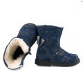Buty dziewczęce EMEL E2443C-1 zimowe granatowe