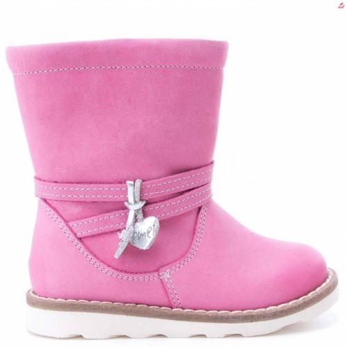 Buty dziewczęce EMEL E2597-3 zimowe różowe