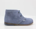 Buty dziewczęce EMEL E2361-3 niebieskie w kropeczki