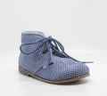 Buty dziewczęce EMEL E2361-3 niebieskie w kropeczki