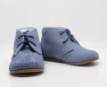 Buty dziewczęce EMEL E2361-3 niebieskie w kropeczki