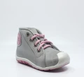 Buty dziewczęce EMEL E2389D-6 szary-róż