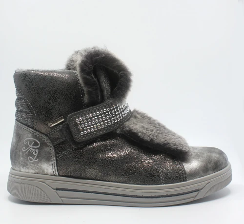 Buty dziewczęce PRIMIGI 2380900 szare z futrem