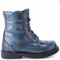 Buty dziewczęce EMEL E2466B-4 granatowe-błyszczące