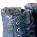 Buty dziewczęce EMEL E2466B-4 granatowe-błyszczące