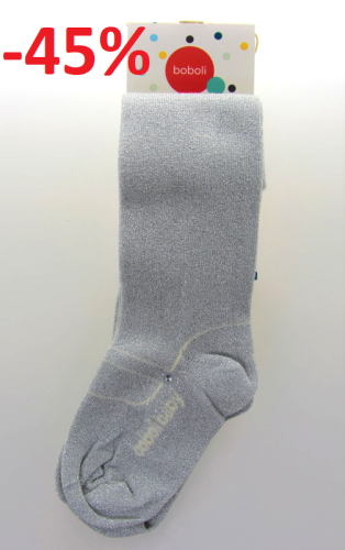 Rajstopy dziewczęce BOBOLI 704089 srebrne