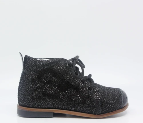 Buty dziewczęce EMEL E1075B-3 czarny/lakierek