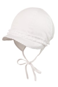 Czapka dziewczęca JAMIKS ZOSIA biała