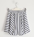Spódniczka dziewczęca iDO J871/00 biała w paski