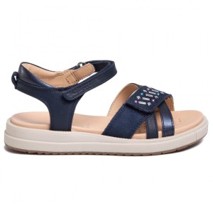 Sandały dziewczęce GEOX J02BLF granat