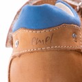 Sandały chłopięce EMEL E2095-20 brązowo-niebieskie