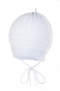Czapka niemowlęca JAMIKS KAPSEL biała