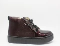 Buty dziewczęce EMEL E2694A-S bordowe
