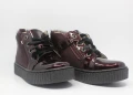 Buty dziewczęce EMEL E2694A-S bordowe