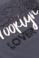 Bluzka dziewczęca BOBOLI 461001 grafitowa