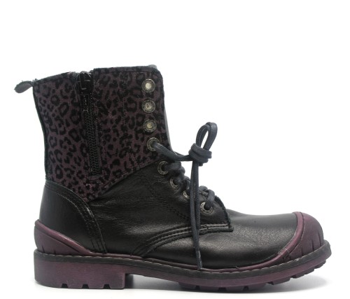 Buty dziewczęce EMEL E1980A czarne/fioletowe