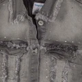 Kurtka dziewczęca MAYORAL 7406 szara/jeans