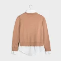 Sweter dziewczęcy MAYORAL 7329 beżowy