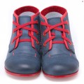 Buty chłopięce EMEL E2438-11 granatowo-czerwone