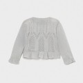 Sweter dziewczęcy MAYORAL 1335 srebrny