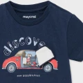Koszulka chłopięca MAYORAL 1006 granat/czerwony