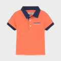 Polo chłopięce MAYORAL 1108 pomarańczowe