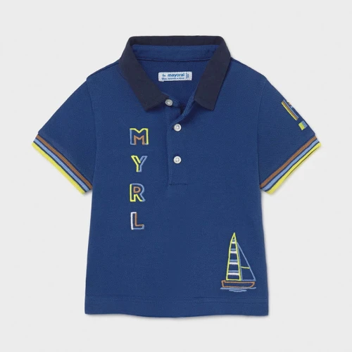 Polo chłopięce MAYORAL 1109 ciemnoniebieskie