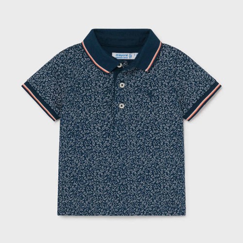 Polo chłopięce MAYORAL 1105 granat/wzór