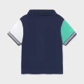 Polo chłopięce MAYORAL 1110 mięta/biały/granat