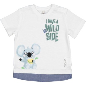 Koszulka chłopięca BIRBA 999.24089 biała