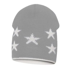 Komplet chłopięcy BROEL KIND BOY szara czapka z szalikiem