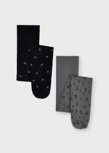 Rajstopy dziewczęce MAYORAL 10126 czarny/grafit