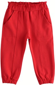 Spodnie dziewczęce iDO 4.3644/00 czerwone