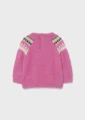 Sweter dziewczęcy MAYORAL 2384 ciemny róż