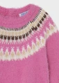 Sweter dziewczęcy MAYORAL 2384 ciemny róż