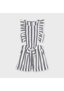 Kombinezon dziewczęcy MAYORAL 6820 szary/paski