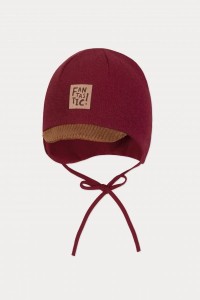 Czapka chłopięca BROEL GUNTER bordo