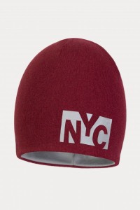 Czapka chłopięca BROEL HUGO 2 bordowa